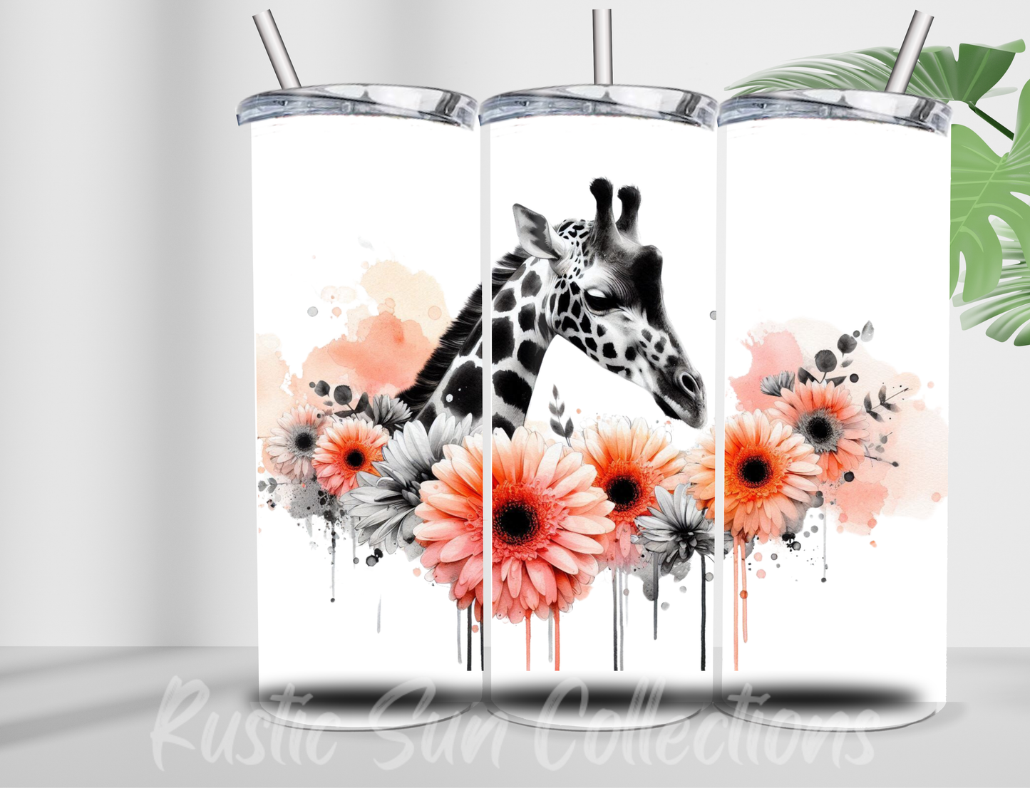 Giraffe 20oz Double Wall Tumbler