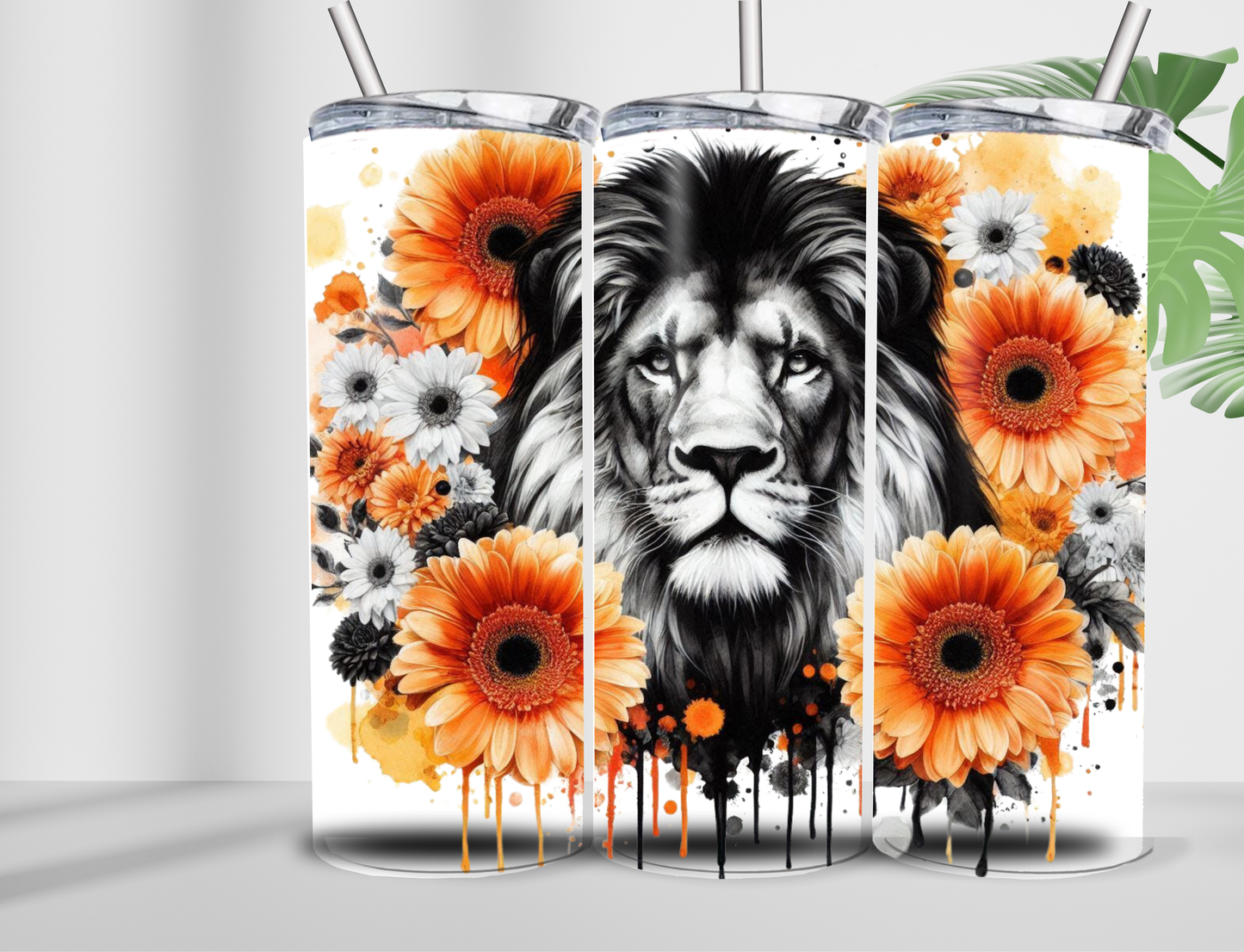 Lion 20oz Double Wall Tumbler