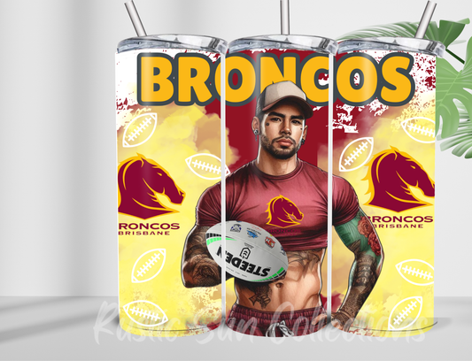 Broncos Male 20 oz double wall tumbler