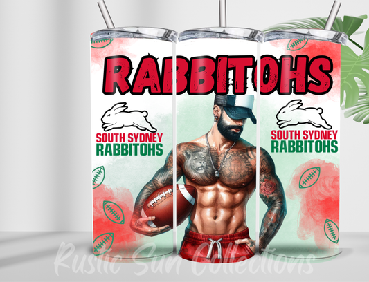 Rabbitohs Male 20oz Double Wall Tumbler