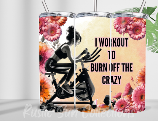 I Workout 20oz Double Wall Tumbler