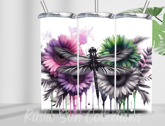 Dragonfly 20oz Double Wall Tumbler