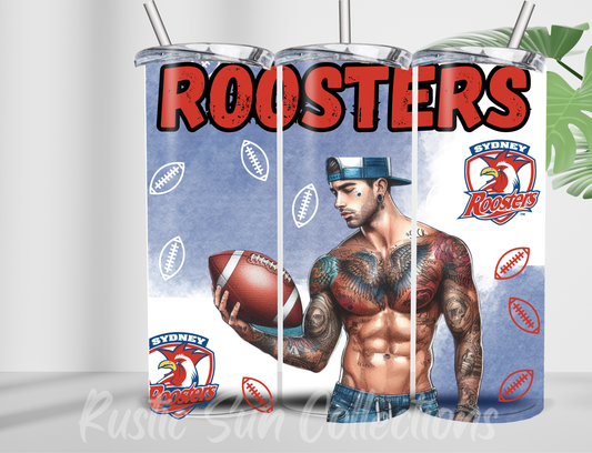 Roosters Male 20oz Double Wall Tumbler