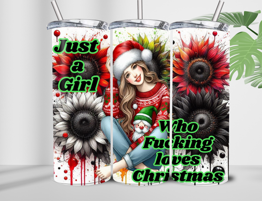 Just a girl 20 oz Double Wall Stainless Steel Tumbler