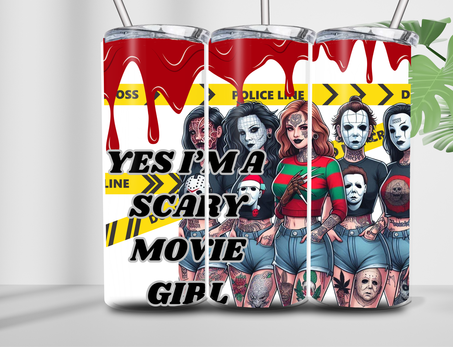 Scary Movie Girl 20oz Double Wall Tumbler