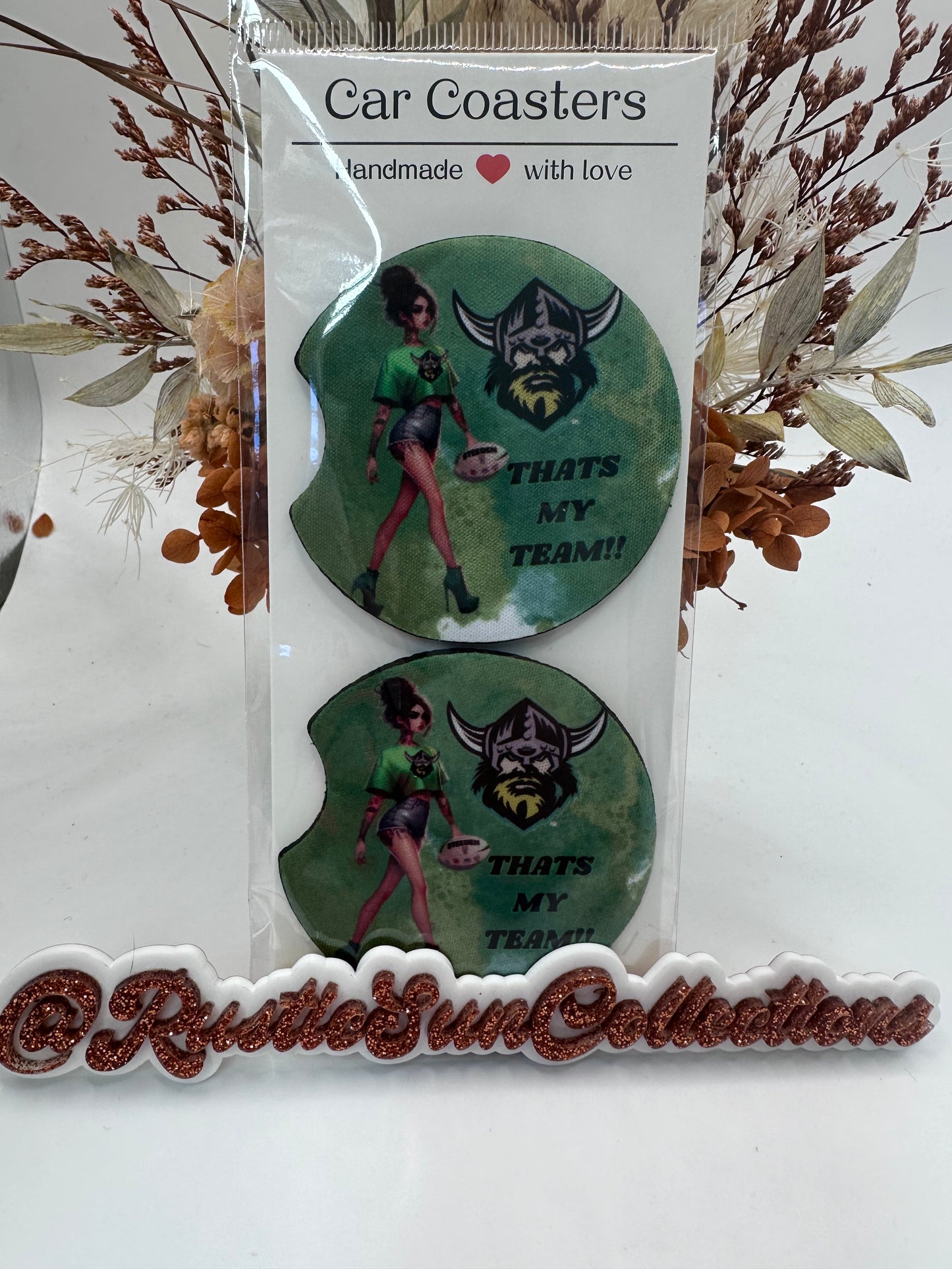 Raider Car Coaster Set