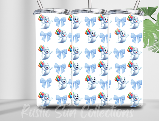 Friendly Ghost and Bows 20oz Double Wall Tumbler