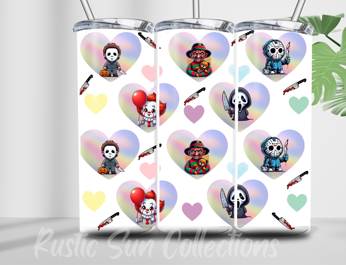 Pastel Horror 20oz double Wall tumbler