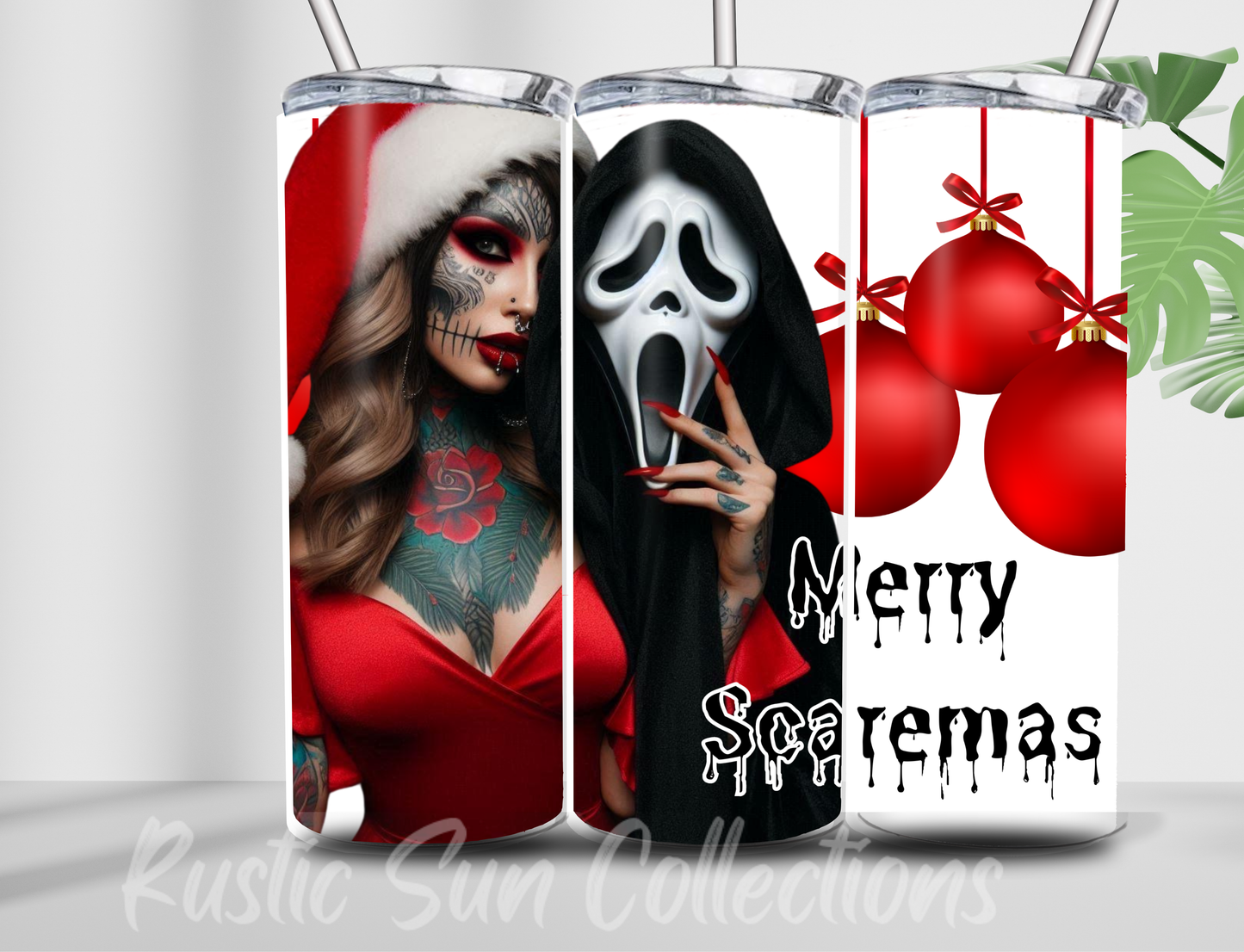 Merry Scaremas 20oz Double Wall Tumblers