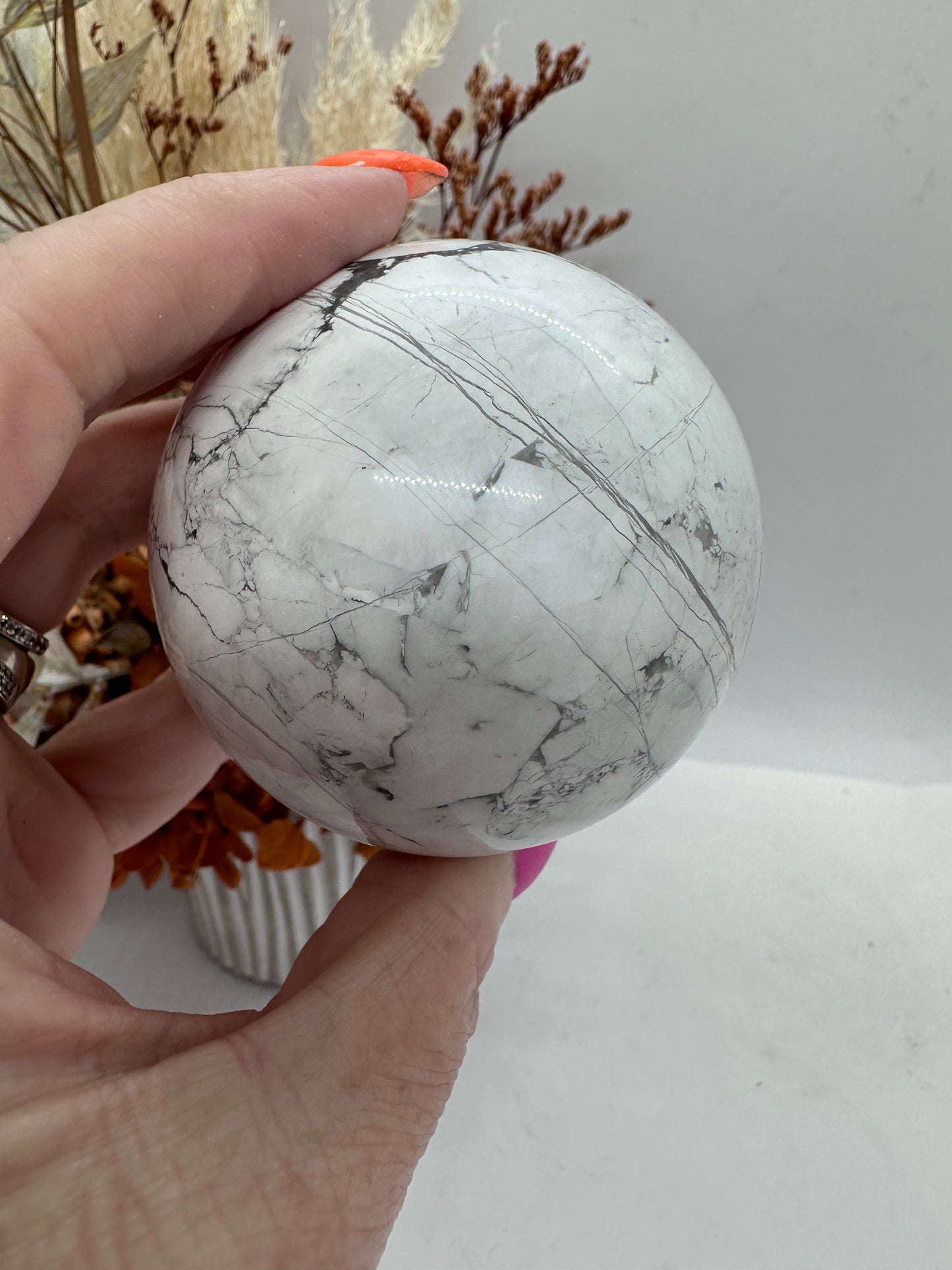 Howlite Sphere