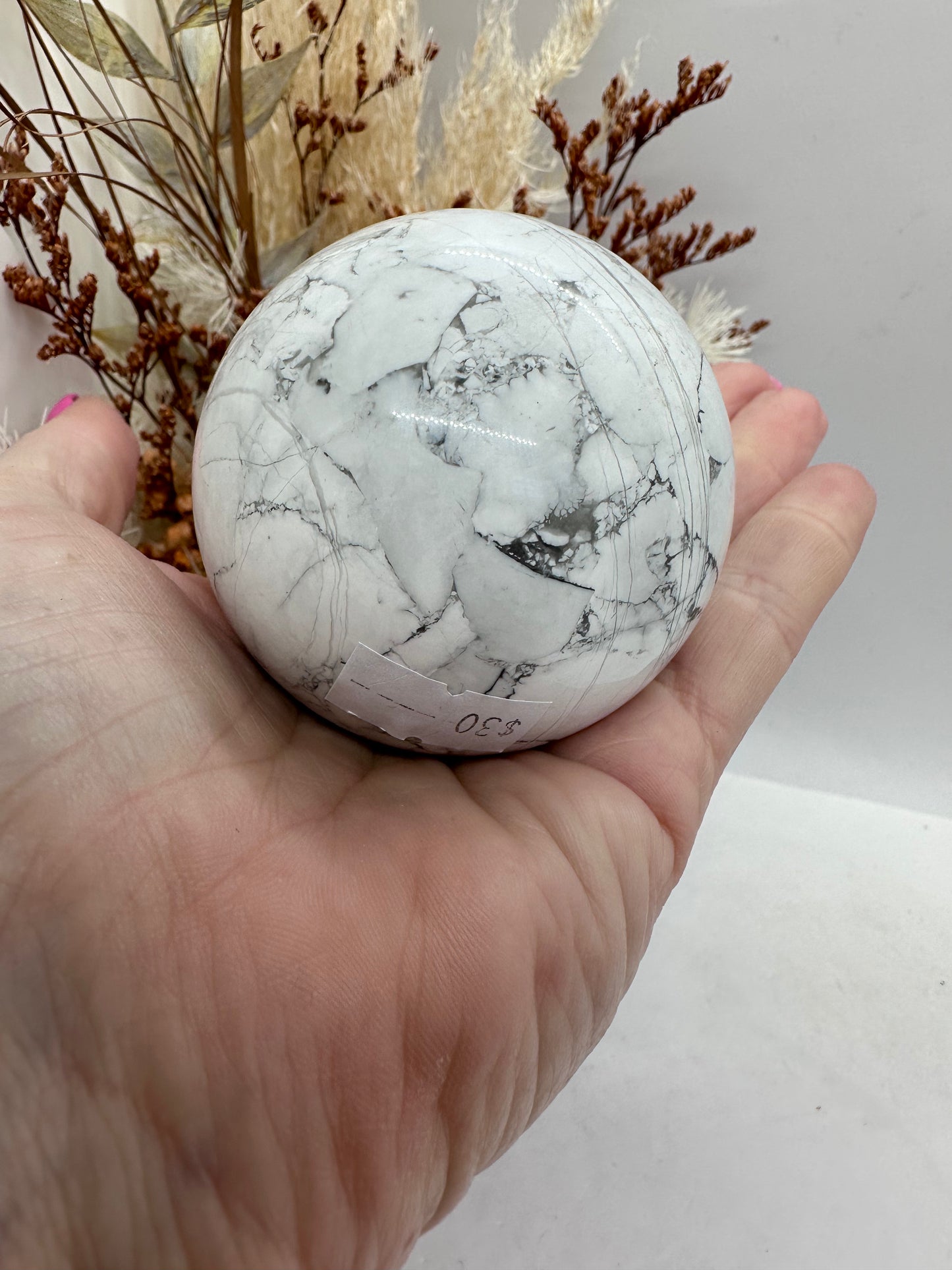 Howlite Sphere