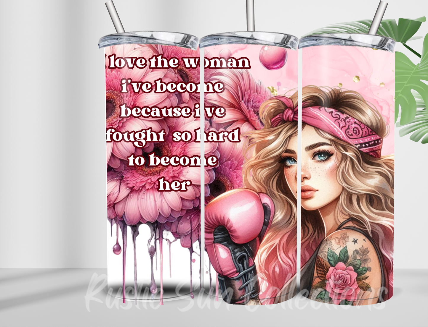 She Become The Woman She Is   20oz double wall Tumbler