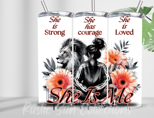 She is Me 20oz Double Wall Tumbler