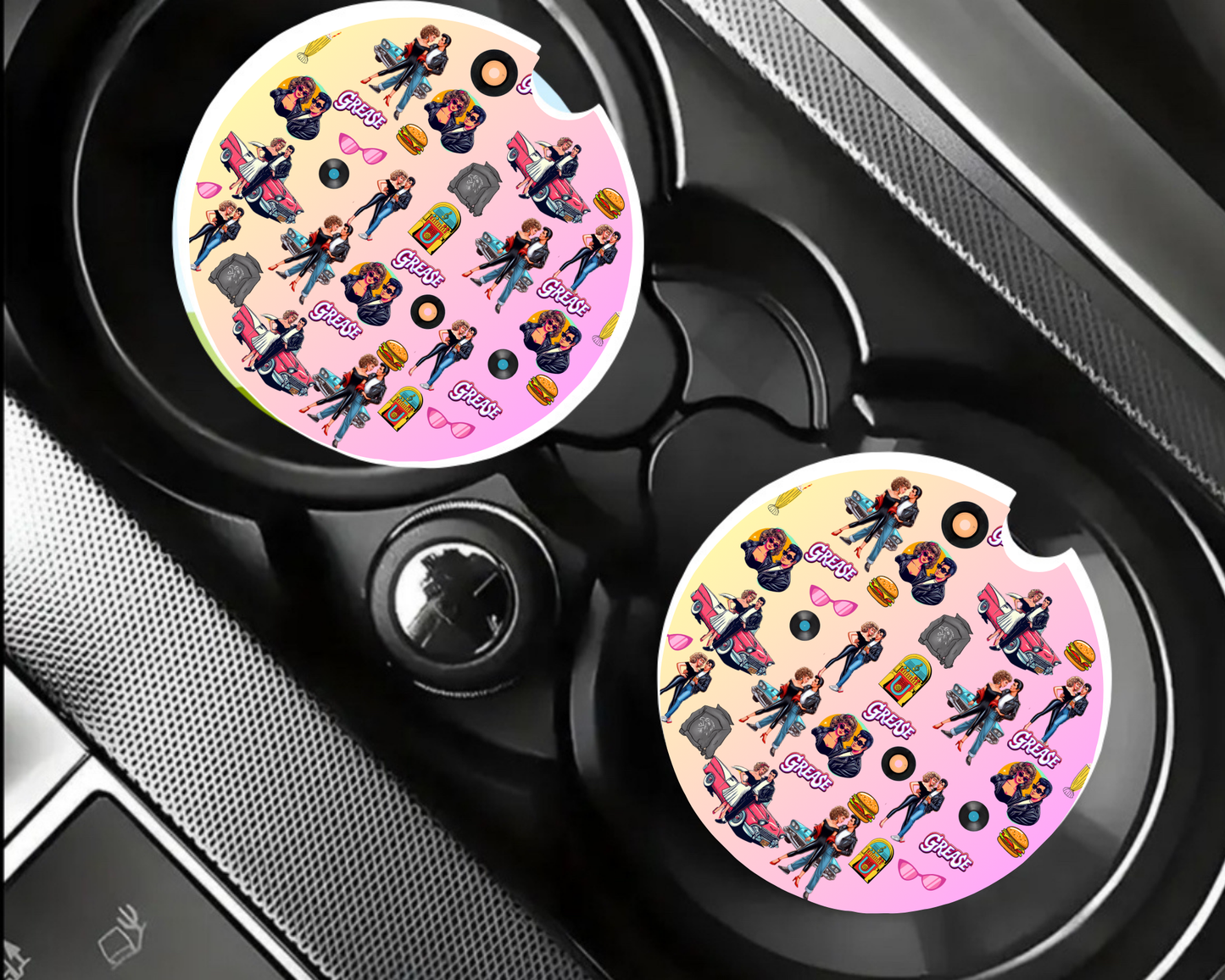 Grease Car Coasters