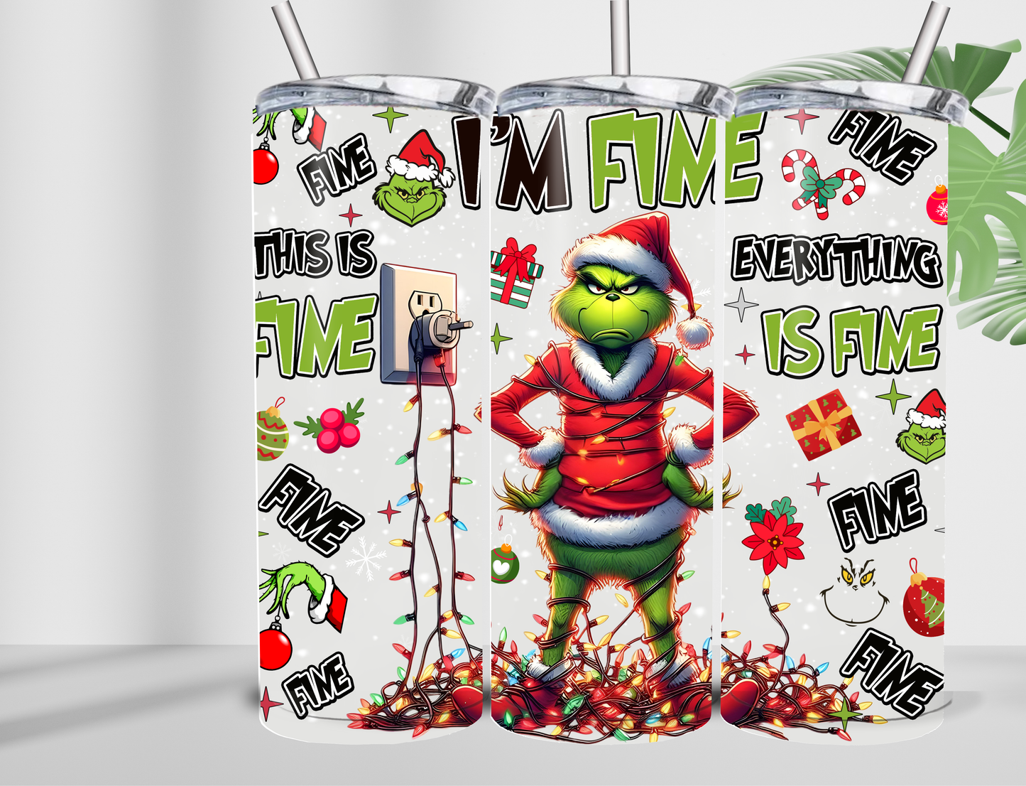 Grinchmas 20oz Double Wall Tumblers