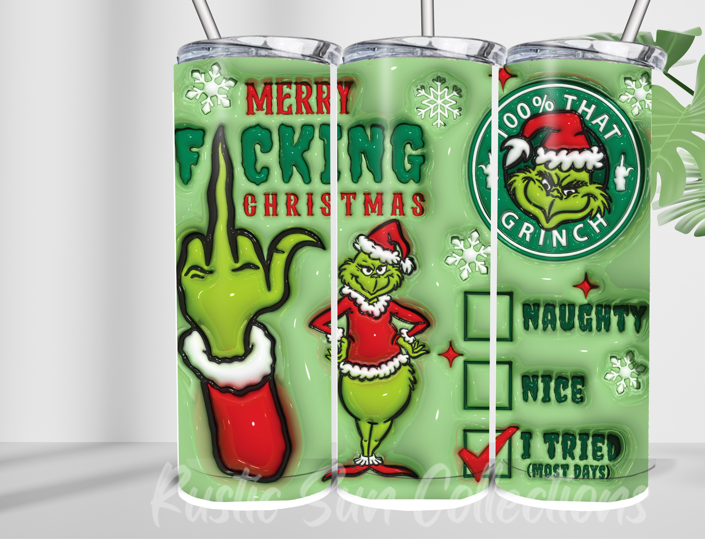 Grinchmas 20oz Double Wall Tumblers