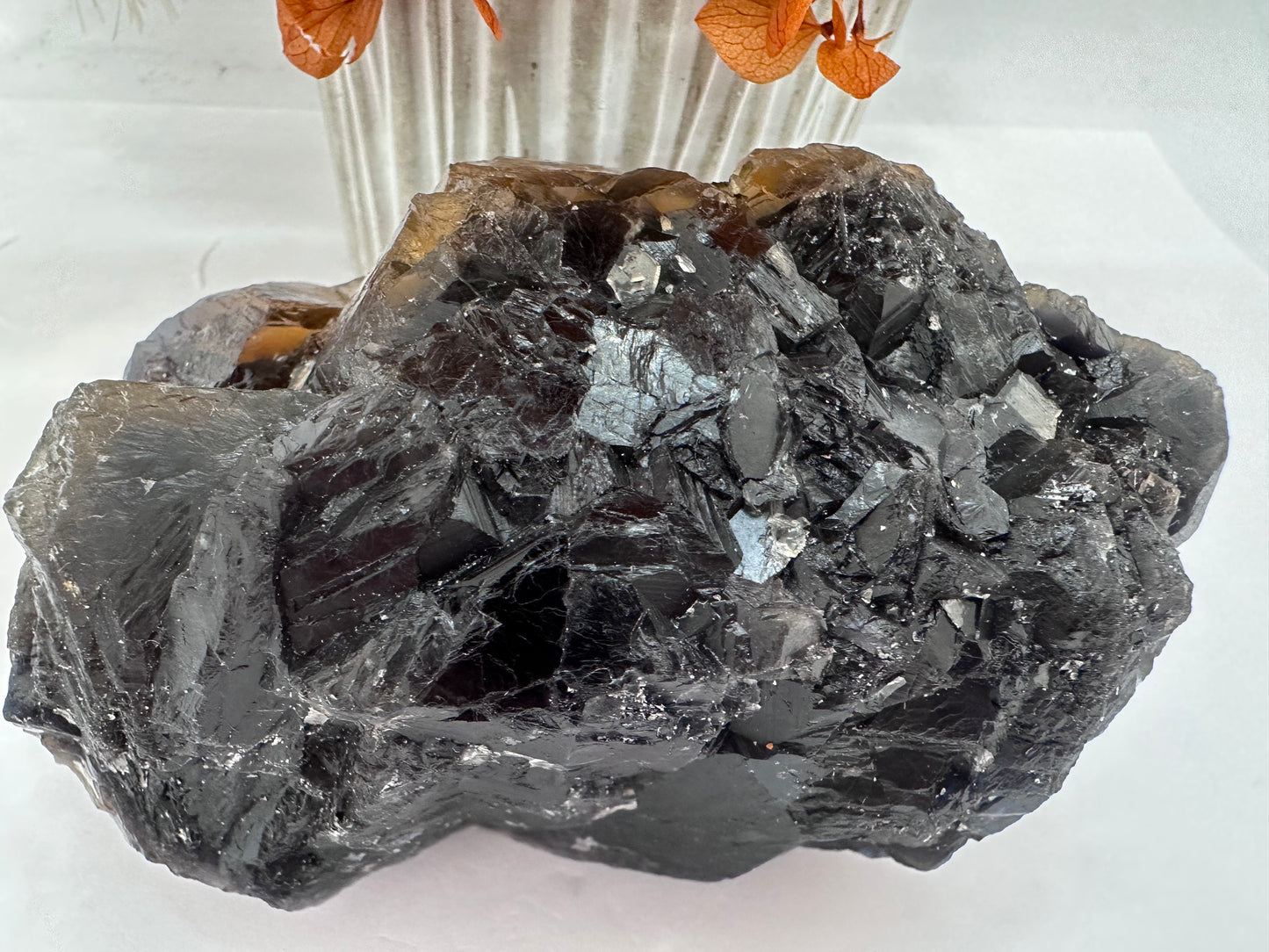 Black Fluorite Cluster