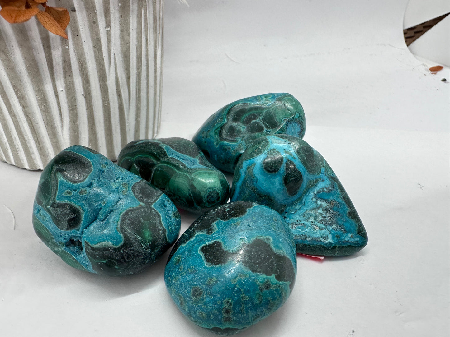 Chrysocolla and Malachite