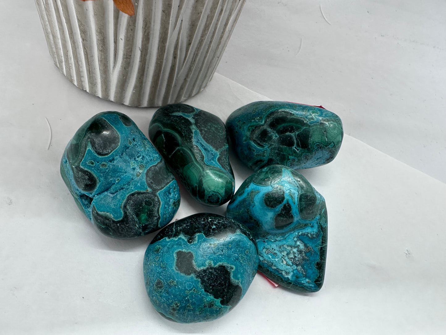 Chrysocolla and Malachite